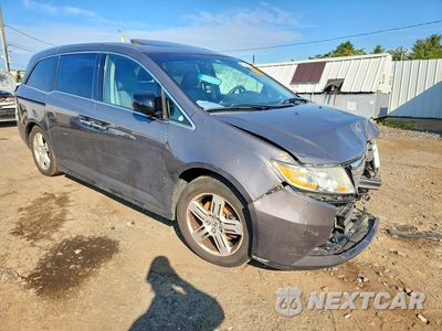 Czwarte zdjęcie samochodu z boku: 2013 HONDA ODYSSEY TOURING VIN:5FNRL5H99DB045654 - miniatura