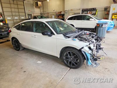 Czwarte zdjęcie samochodu z boku: 2022 HONDA CIVIC SPORT VIN:19XFL2H82NE010695 - miniatura