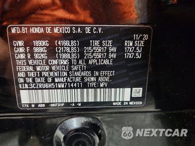 Zdjęcie 13 z 13 samochodu: 2021 HONDA HR-V EX VIN:3CZRU6H51MM714411 - miniatura