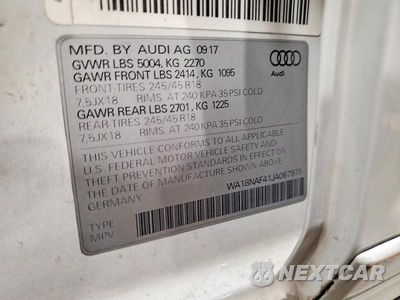 Zdjęcie 13 z 13 samochodu: 2018 AUDI A4 ALLROAD PREMIUM PLUS VIN:WA18NAF41JA067975 - miniatura