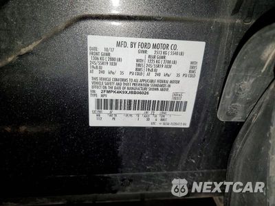 Zdjęcie 13 z 13 samochodu: 2018 FORD EDGE TITANIUM VIN:2FMPK4K9XJBB06026 - miniatura