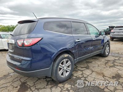 Trzecie zdjęcie samochodu z tyłu: 2015 CHEVROLET TRAVERSE LT VIN:1GNKVHKD7FJ265677 - miniatura