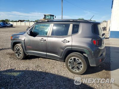 Drugie zdjęcie samochodu z przodu: 2017 JEEP RENEGADE TRAILHAWK VIN:ZACCJBCB1HPF26372 - miniatura