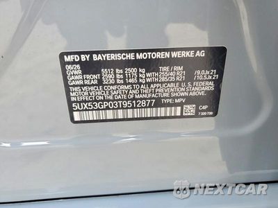 Zdjęcie 13 z 13 samochodu: 2026 BMW X3 30 XDRIVE VIN:5UX53GP03T9512877 - miniatura