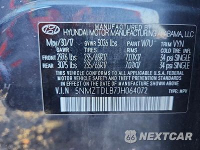 Zdjęcie 13 z 13 samochodu: 2018 HYUNDAI SANTA FE SPORT 2.4L VIN:5NMZTDLB7JH064072 - miniatura