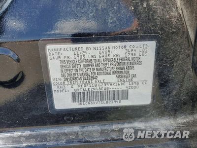 Zdjęcie 12 z 12 samochodu: 2025 NISSAN VERSA S VIN:3N1CN8DV7SL823942 - miniatura