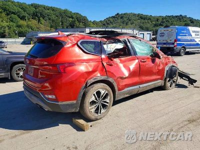 Trzecie zdjęcie samochodu z tyłu: 2019 HYUNDAI SANTA FE ULTIMATE 2.0T VIN:5NMS5CAA0KH014678 - miniatura