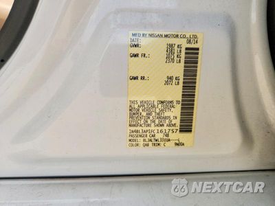 Zdjęcie 12 z 12 samochodu: 2015 NISSAN ALTIMA 3.5 SL VIN:1N4BL3AP1FC161757 - miniatura