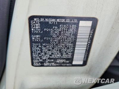Zdjęcie 13 z 13 samochodu: 2012 NISSAN JUKE S VIN:JN8AF5MV5CT106540 - miniatura