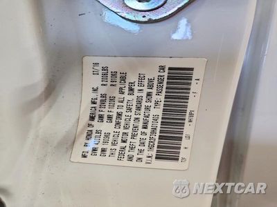 Zdjęcie 12 z 12 samochodu: 2017 HONDA ACCORD LX VIN:1HGCR2F39HA010405 - miniatura