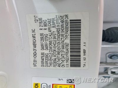 Zdjęcie 13 z 13 samochodu: 2018 HONDA ACCORD TOURING VIN:1HGCV1F95JA070827 - miniatura