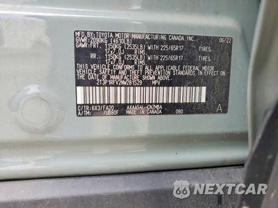 Zdjęcie 13 z 13 samochodu: 2022 TOYOTA RAV4 XLE VIN:2T3P1RFV2NW281529 - miniatura