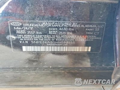 Zdjęcie 12 z 12 samochodu: 2017 HYUNDAI SONATA SPORT 2.0T VIN:5NPE34AB5HH580655 - miniatura