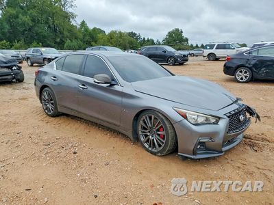 Czwarte zdjęcie samochodu z boku: 2018 INFINITI Q50 RED SPORT 400 VIN:JN1FV7AP0JM461454 - miniatura
