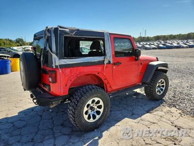 Trzecie zdjęcie samochodu z tyłu: 2013 JEEP WRANGLER SPORT VIN:1C4AJWAG6DL553997 - miniatura