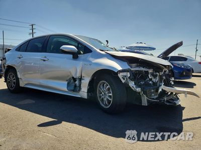 Czwarte zdjęcie samochodu z boku: 2020 TOYOTA COROLLA LE VIN:JTDEBRBE1LJ012637 - miniatura