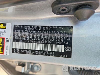 Zdjęcie 13 z 13 samochodu: 2022 TOYOTA CAMRY SE VIN:4T1G11AK6NU639366 - miniatura
