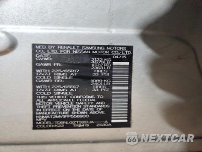 Zdjęcie 13 z 13 samochodu: 2015 NISSAN ROGUE SV VIN:KNMAT2MV1FP556900 - miniatura