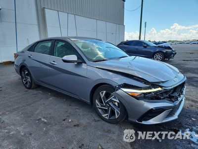 Czwarte zdjęcie samochodu z boku: 2024 HYUNDAI ELANTRA SEL VIN:KMHLS4DGXRU833182 - miniatura