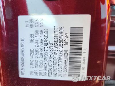 Zdjęcie 12 z 12 samochodu: 2018 HONDA CR-V LX VIN:5J6RW6H38JL000801 - miniatura