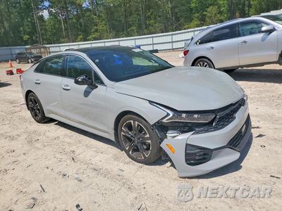 Czwarte zdjęcie samochodu z boku: 2022 KIA K5 GT LINE VIN:5XXG64J22NG122191 - miniatura