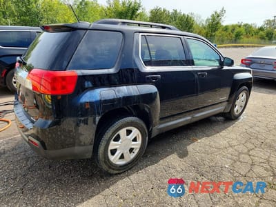 Trzecie zdjęcie samochodu z tyłu: 2015 GMC TERRAIN SLT VIN:2GKFLXEK1F6393614 - miniatura
