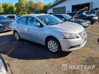Czwarte zdjęcie samochodu z boku: 2014 NISSAN SENTRA SV VIN:1N4AB7AP1EN850187 - miniatura