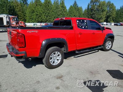 Trzecie zdjęcie samochodu z tyłu: 2016 CHEVROLET COLORADO LT VIN:1GCGTCE32G1344332 - miniatura