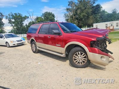 Czwarte zdjęcie samochodu z boku: 2007 FORD EXPEDITION EL EDDIE BAUER VIN:1FMFK175X7LA19199 - miniatura