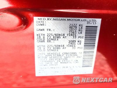 Zdjęcie 13 z 13 samochodu: 2015 NISSAN ROGUE SL VIN:5N1AT2MV2FC885155 - miniatura