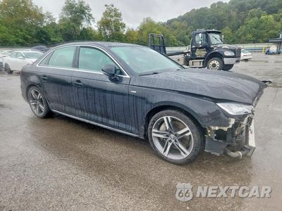 Czwarte zdjęcie samochodu z boku: 2018 AUDI A4 PREMIUM PLUS VIN:WAUENAF42JA141362 - miniatura