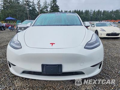 Piąte zdjęcie samochodu w środku: 2021 TESLA MODEL Y VIN:5YJYGDEE6MF094287 - miniatura