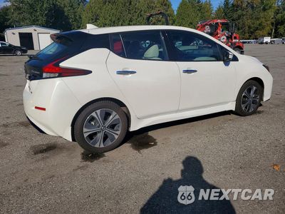 Trzecie zdjęcie samochodu z tyłu: 2021 NISSAN LEAF SL PLUS VIN:1N4BZ1DV7MC551000 - miniatura