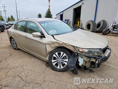 Czwarte zdjęcie samochodu z boku: 2014 HONDA ACCORD LX VIN:1HGCR2F31EA256120 - miniatura