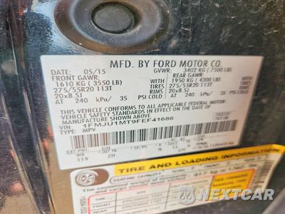 Zdjęcie 13 z 13 samochodu: 2015 FORD EXPEDITION PLATINUM VIN:1FMJU1MT9FEF41686 - miniatura