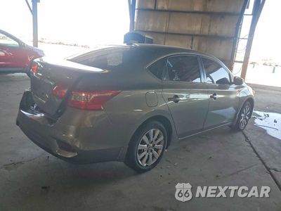 Trzecie zdjęcie samochodu z tyłu: 2017 NISSAN SENTRA SV VIN:3N1AB7AP7HL639027 - miniatura