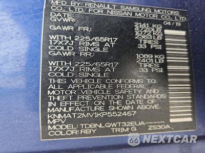 Zdjęcie 13 z 13 samochodu: 2019 NISSAN ROGUE SV VIN:KNMAT2MV1KP552467 - miniatura