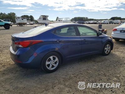 Trzecie zdjęcie samochodu z tyłu: 2015 HYUNDAI ELANTRA SE VIN:5NPDH4AE5FH614744 - miniatura