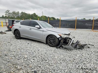 Czwarte zdjęcie samochodu z boku: 2014 INFINITI Q50 PREMIUM VIN:JN1BV7AR1EM696676 - miniatura