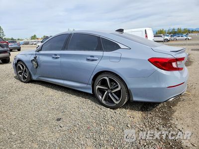 Drugie zdjęcie samochodu z przodu: 2021 HONDA ACCORD SPORT SE VIN:1HGCV1F4XMA114801 - miniatura