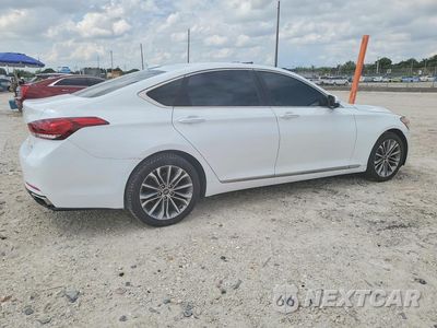 Trzecie zdjęcie samochodu z tyłu: 2017 GENESIS G80 3.8 VIN:KMHGN4JE6HU203931 - miniatura