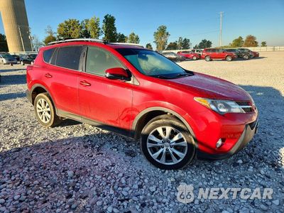 Czwarte zdjęcie samochodu z boku: 2015 TOYOTA RAV4 LIMITED VIN:JTMDFREVXFD110984 - miniatura