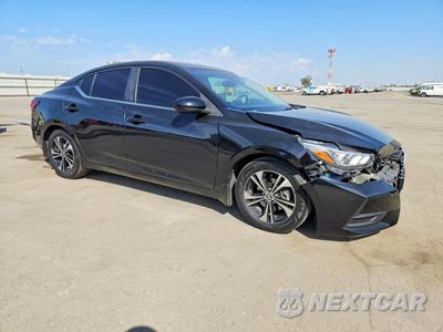 Czwarte zdjęcie samochodu z boku: 2021 NISSAN SENTRA SV VIN:3N1AB8CV4MY245905 - miniatura