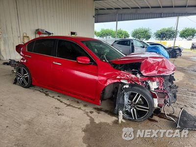 Czwarte zdjęcie samochodu z boku: 2017 HONDA ACCORD SPORT VIN:1HGCR2F50HA268703 - miniatura