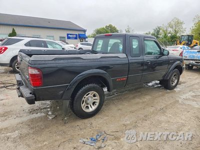 Trzecie zdjęcie samochodu z tyłu: 2001 FORD RANGER SUPER CAB VIN:1FTYR14E71TB08278 - miniatura
