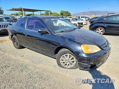 Czwarte zdjęcie samochodu z boku: 2001 HONDA CIVIC HX VIN:1HGEM21791L102951 - miniatura