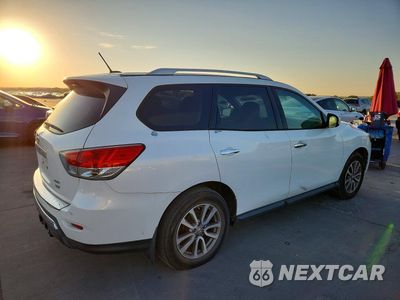 Trzecie zdjęcie samochodu z tyłu: 2014 NISSAN PATHFINDER SV VIN:5N1AR2MM8EC623533 - miniatura