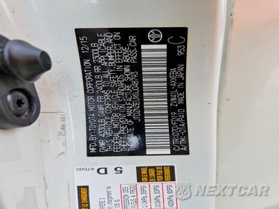 Zdjęcie 12 z 12 samochodu: 2016 TOYOTA PRIUS V TWO VIN:JTDZN3EUXGJ048793 - miniatura