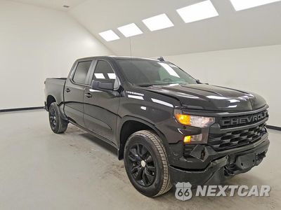 Czwarte zdjęcie samochodu z boku: 2025 CHEVROLET SILVERADO C1500 CUSTOM VIN:1GCPABEK8SZ317945 - miniatura