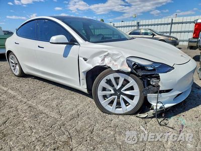 Czwarte zdjęcie samochodu z boku: 2023 TESLA MODEL 3 VIN:5YJ3E1EA0PF546458 - miniatura